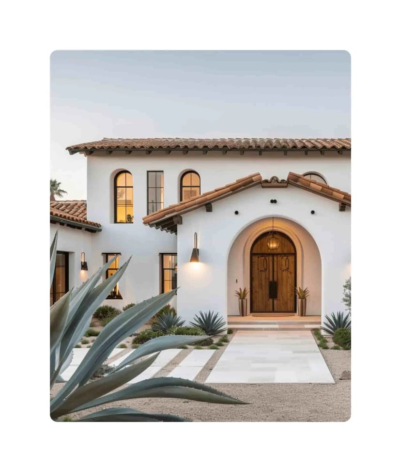 Standalone house by the ocean